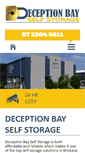 Mobile Screenshot of deceptionbayselfstorage.com.au